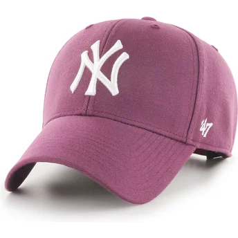 Šiltovka zaoblená červená snapback MVP New York Yankees MLB 47 Brand
