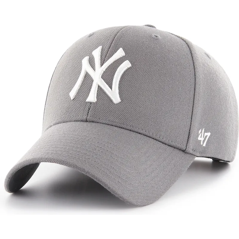 siltovky-zaoblena-siva-snapback-mvp-new-york-yankees-mlb-47-brand