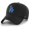 schwarze-verstellbare-curved-cap-clean-up-eight-bit-hero-der-los-angeles-dodgers-mlb-von-47-brand