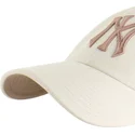 siltovka-zaoblena-bezova-nastavitelny-clean-up-ballpark-mojave-new-york-yankees-mlb-47-brand