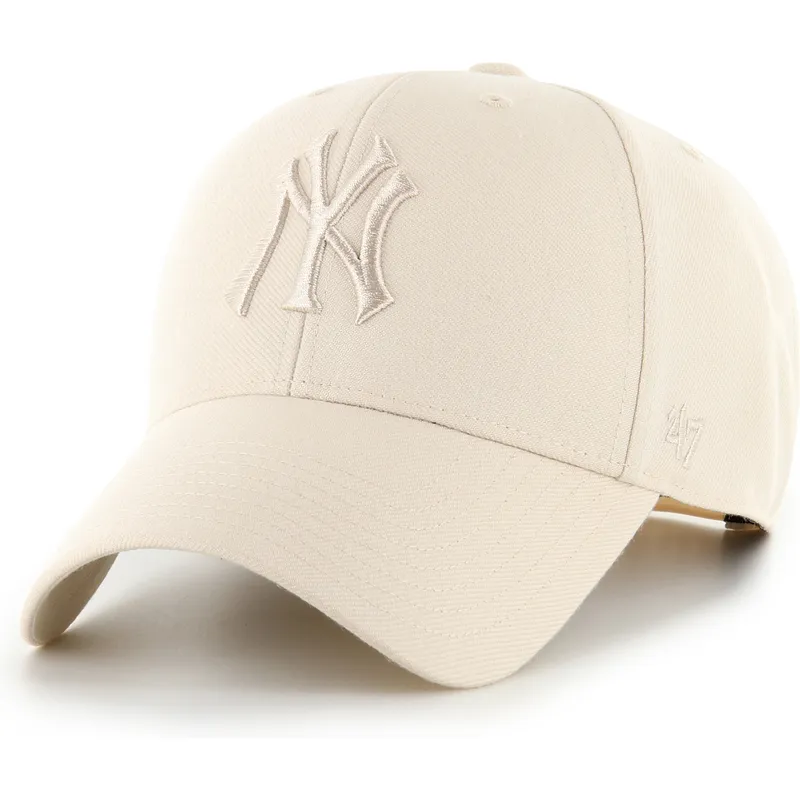 siltovka-zaoblena-bezova-snapback-mvp-ballpark-new-york-yankees-mlb-47-brand
