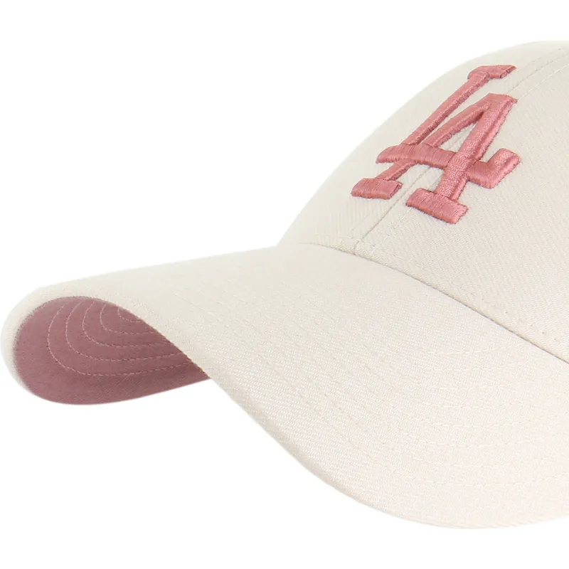 cap-zaoblena-beige-snapback-rosa-mvp-ballpark-los-angeles-dodgers-mlb-47-brand