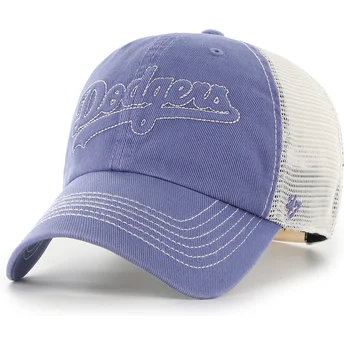 Gorra trucker azul Clean Up Trailer Script Mesh de Los Angeles Dodgers MLB de 47 Brand