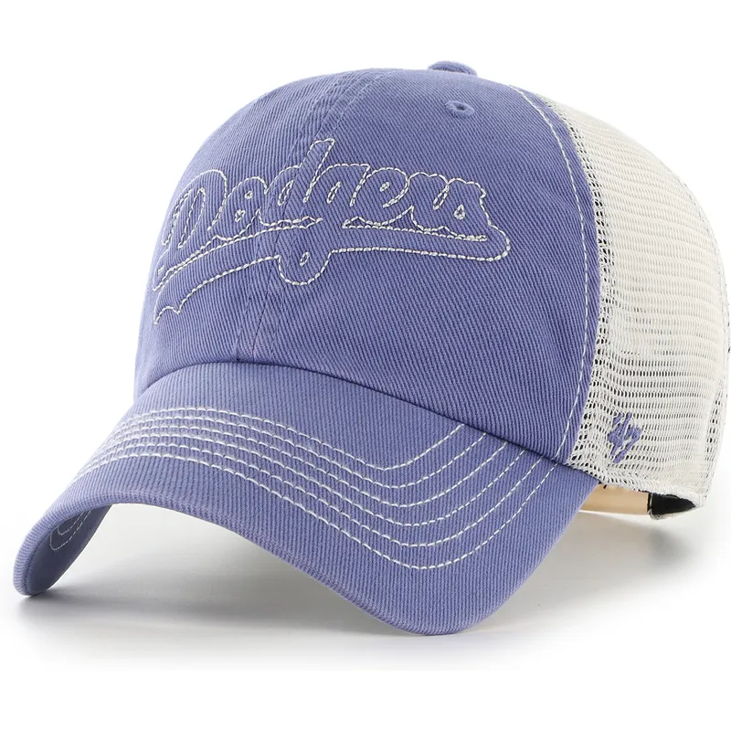 cap-zaoblena-blue-snapback-clean-up-trailer-script-mesh-los-angeles-dodgers-mlb-47-brand cap-zaoblena-blue-snapback-clean-up-trailer-script-mesh-los-angeles-dodgers-mlb-47-brand