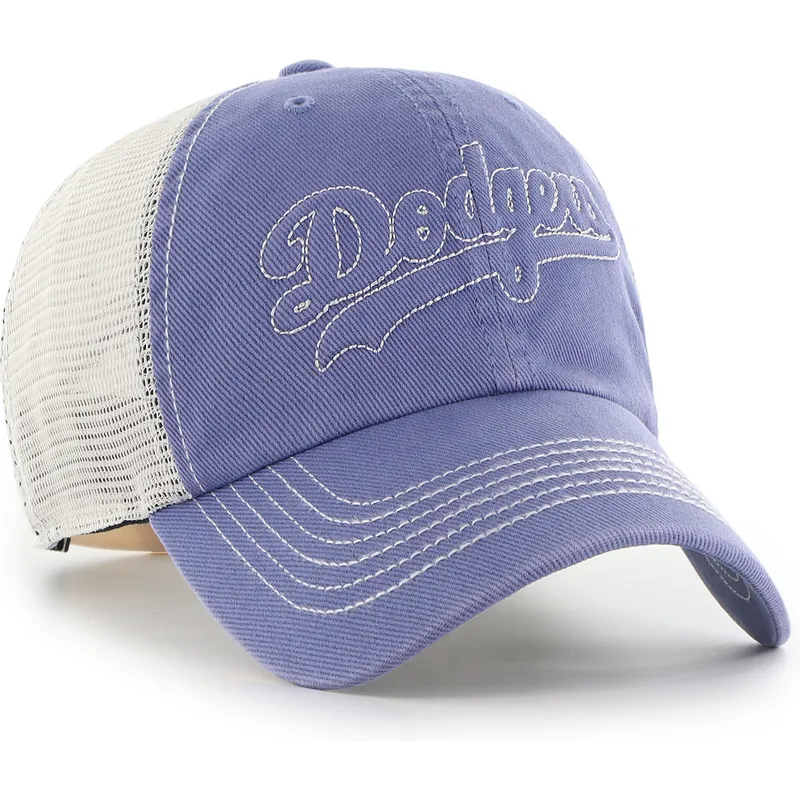 siltovky-zaoblena-kamionista-modra-snapback-clean-up-trailer-script-mesh-los-angeles-dodgers-mlb-47-brand