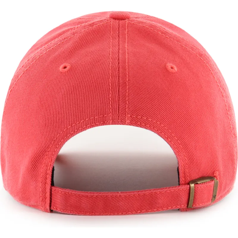 rote-verstellbare-gebogene-clean-up-trailer-kappe-der-new-york-yankees-mlb-von-47-brand