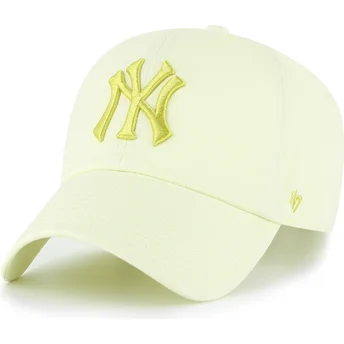 Šiltovky zaoblená žltá nastaviteľný pásik Clean Up No Loop Label New York Yankees MLB 47 Brand