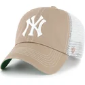 siltovka-zaoblena-hneda-snapback-clean-up-trawler-new-york-yankees-mlb-47-brand