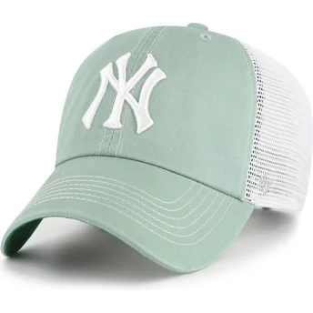 Šiltovka zaoblená zelená snapback Clean Up Trawler New York Yankees MLB 47 Brand