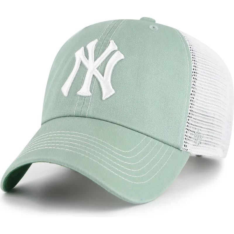 gorra-trucker-verde-clean-up-trawler-de-new-york-yankees-mlb-de-47-brand
