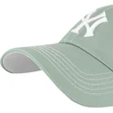 grune-verstellbare-curved-cap-clean-up-contrast-stitch-der-new-york-yankees-mlb-von-47-brand