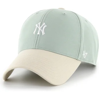 Šiltovky zaoblená zelená nastaviteľný pásik MVP Base Runner Two Tone Legend New York Yankees MLB 47 Brand