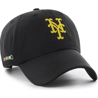 Cap zaoblená black adjustable strap Clean Up Eight Bit Hero New York Mets MLB 47 Brand