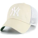 gorra-trucker-beige-clean-up-trawler-de-new-york-yankees-mlb-de-47-brand