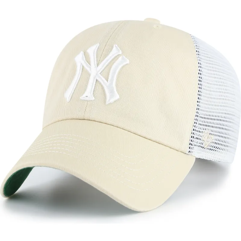 gorra-trucker-beige-clean-up-trawler-de-new-york-yankees-mlb-de-47-brand