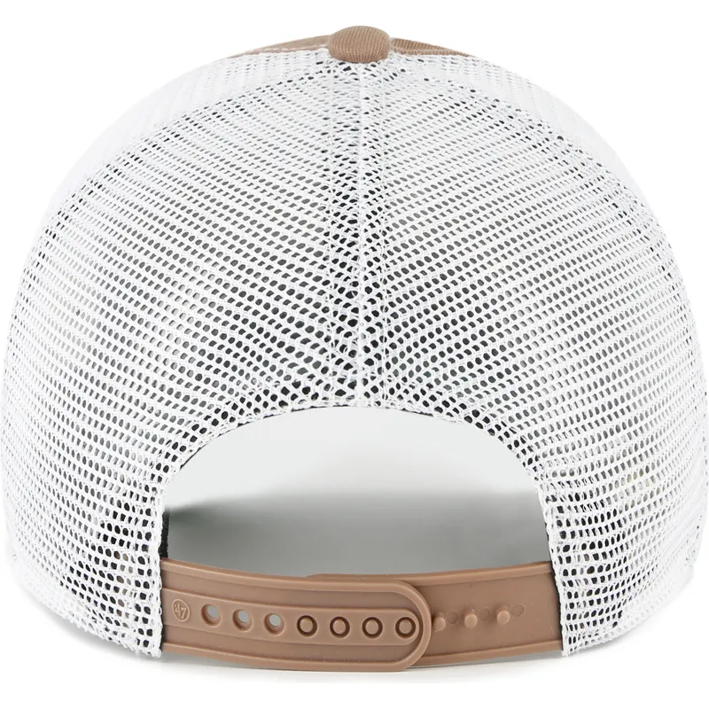 gorra-trucker-marron-clean-up-trawler-de-los-angeles-dodgers-mlb-de-47-brand