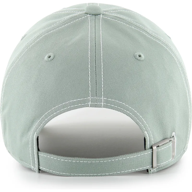 siltovka-zaoblena-zelena-nastavitelny-clean-up-contrast-stitch-los-angeles-dodgers-mlb-47-brand
