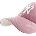 cap-zaoblena-pink-adjustable-strap-clean-up-contrast-stitch-new-york-yankees-mlb-47-brand