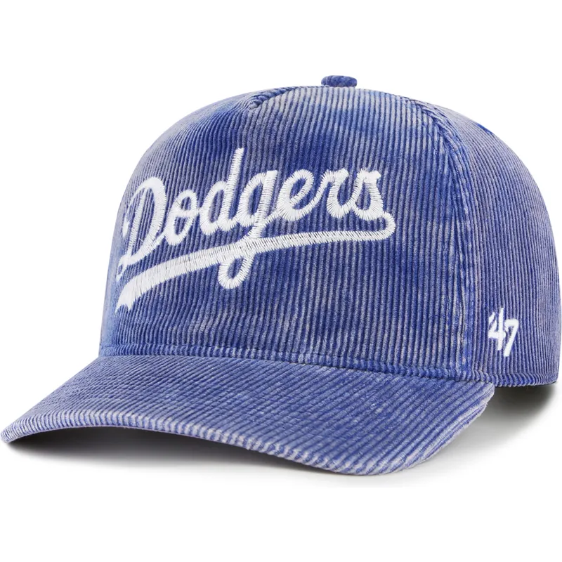 blaue-gebogene-snapback-kappe-hitch-reclaim-der-los-angeles-dodgers-mlb-von-47-brand