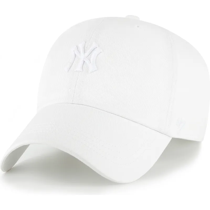 siltovka-zaoblena-biely-nastavitelny-clean-up-contemporary-two-tone-new-york-yankees-mlb-47-brand