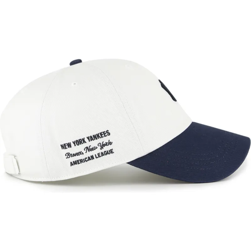 siltovky-zaoblena-bezova-nastavitelny-pasik-clean-up-contemporary-two-tone-new-york-yankees-mlb-47-brand