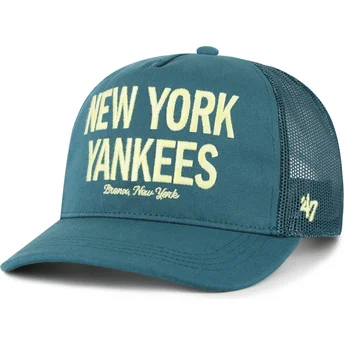 Cap zaoblená green snapback Hitch Contemporary New York Yankees MLB 47 Brand
