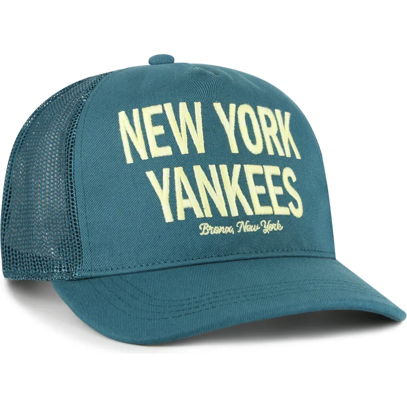 grune-trucker-cap-hitch-contemporary-der-new-york-yankees-mlb-von-47-brand