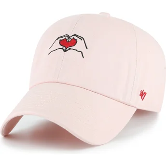 Šiltovka zaoblená ružová nastaviteľný Clean Up Love Base Runner Icon 47 Brand