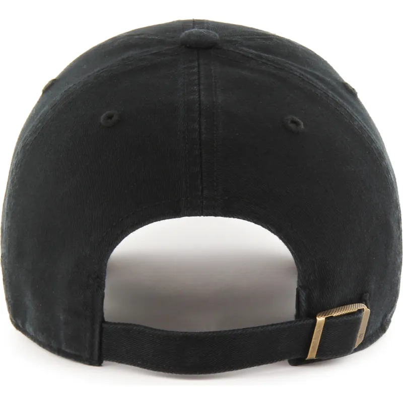 schwarze-verstellbare-curved-cap-my-dog-is-my-child-phrase-clean-up-base-runner-icon-von-47-brand