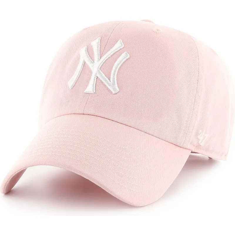 cap-zaoblena-pink-adjustable-strap-clean-up-new-york-yankees-mlb-47-brand