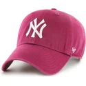 siltovka-zaoblena-cervena-nastavitelny-clean-up-galaxy-new-york-yankees-mlb-47-brand