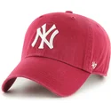 siltovka-zaoblena-cervena-nastavitelny-clean-up-new-york-yankees-mlb-47-brand