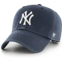siltovka-zaoblena-tmavomodra-nastavitelny-clean-up-new-york-yankees-mlb-47-brand