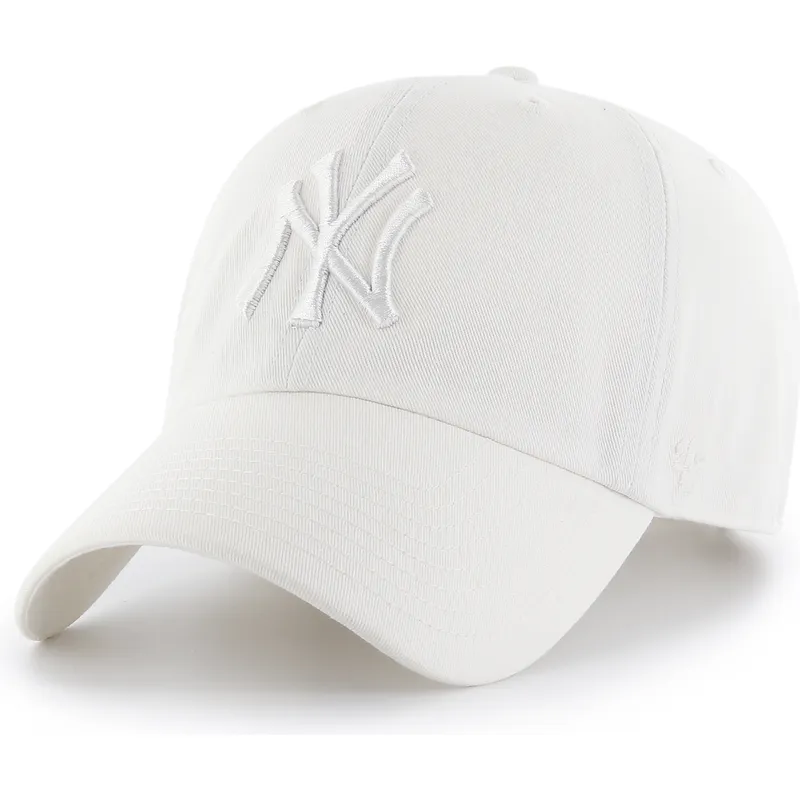 siltovka-zaoblena-biely-nastavitelny-clean-up-new-york-yankees-mlb-47-brand