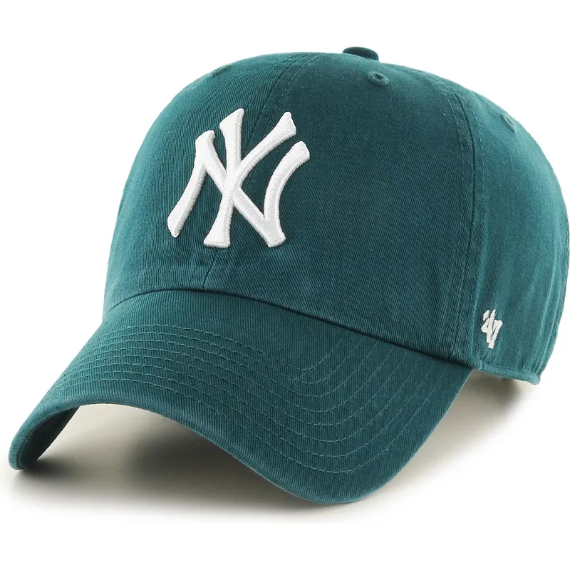 cap-zaoblena-green-adjustable-strap-clean-up-pacific-green-new-york-yankees-mlb-47-brand