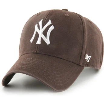 Cap zaoblená brown adjustable strap MVP Legend New York Yankees MLB 47 Brand