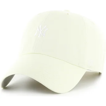 Šiltovka zaoblená žltá nastaviteľný pásik Clean Up Base Runner New York Yankees MLB 47 Brand
