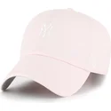 siltovky-zaoblena-ruzova-nastavitelny-pasik-claro-clean-up-base-runner-new-york-yankees-mlb-47-brand