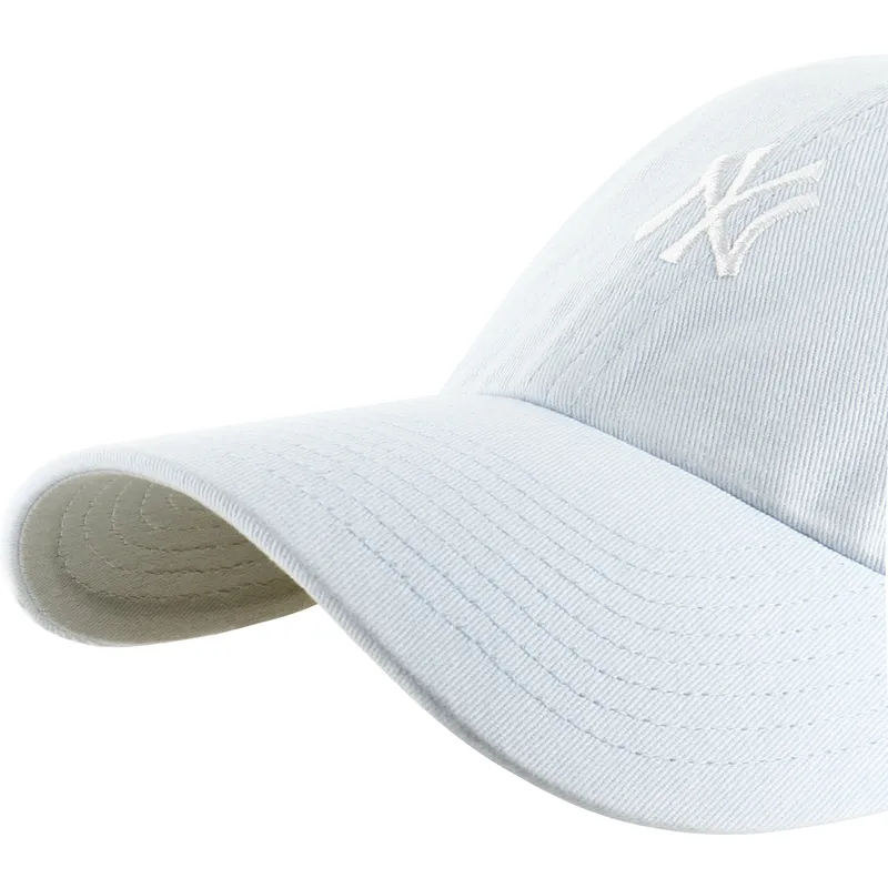 cap-zaoblena-blue-adjustable-strap-claro-clean-up-base-runner-new-york-yankees-mlb-47-brand