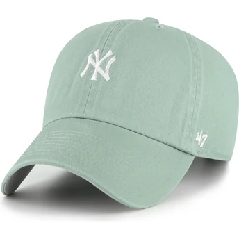 Šiltovky zaoblená zelená nastaviteľný pásik Clean Up Base Runner New York Yankees MLB 47 Brand
