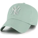 siltovka-zaoblena-zelena-nastavitelny-clean-up-no-loop-label-new-york-yankees-mlb-47-brand