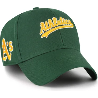 Cap zaoblená green adjustable strap MVP Ballpark Script Shot Oakland Athletics MLB 47 Brand