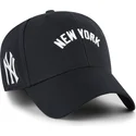 cap-zaoblena-navy-blue-adjustable-strap-mvp-ballpark-script-shot-new-york-yankees-mlb-47-brand