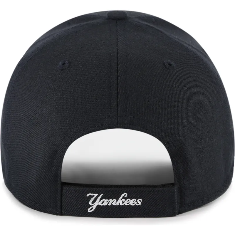 cap-zaoblena-navy-blue-adjustable-strap-mvp-ballpark-script-shot-new-york-yankees-mlb-47-brand