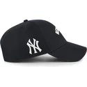 cap-zaoblena-navy-blue-adjustable-strap-mvp-ballpark-script-shot-new-york-yankees-mlb-47-brand