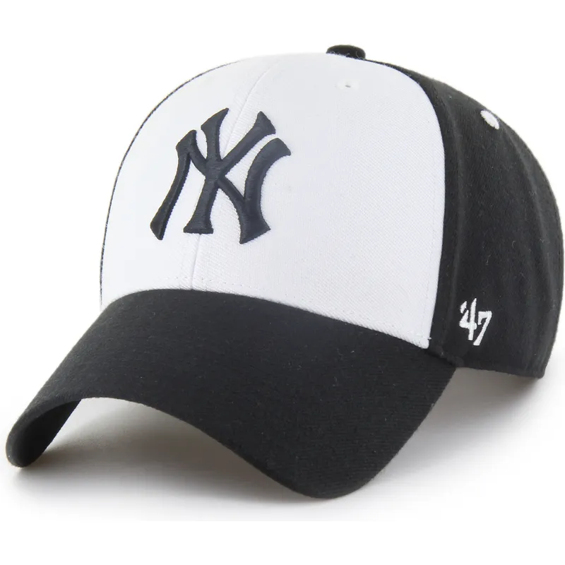 cap-zaoblena-black-snapback-mvp-replica-sure-shot-new-york-yankees-mlb-47-brand