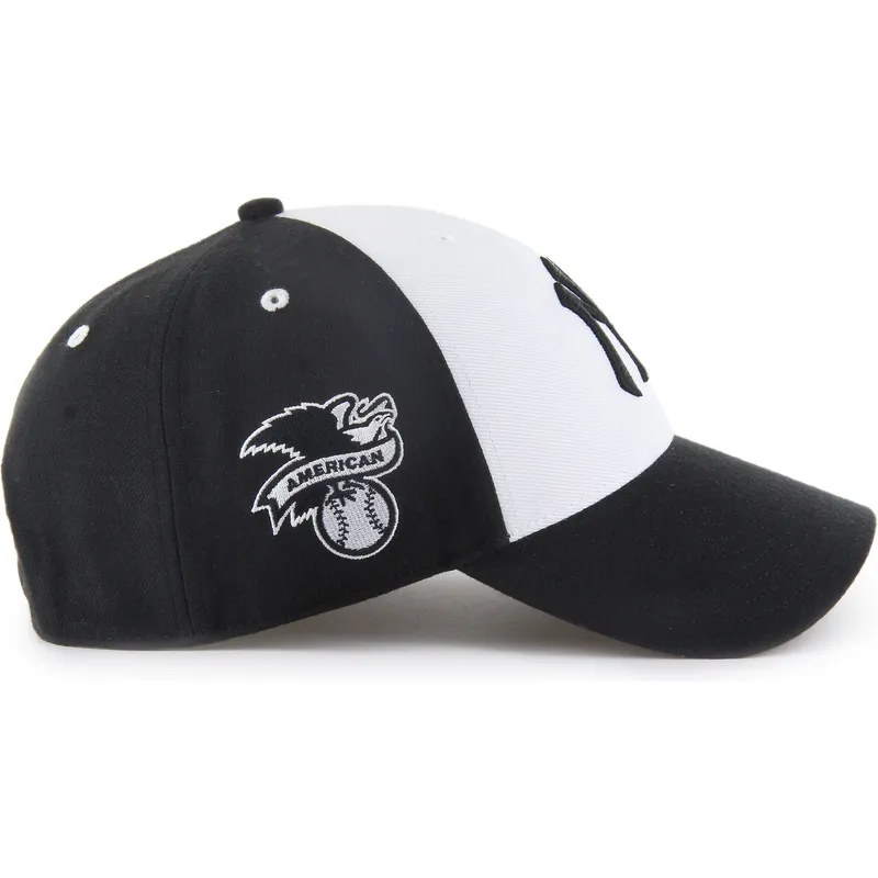 cap-zaoblena-black-snapback-mvp-replica-sure-shot-new-york-yankees-mlb-47-brand