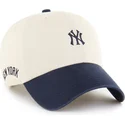 siltovka-zaoblena-bezova-nastavitelny-clean-up-base-runner-sure-shot-two-tone-new-york-yankees-mlb-47-brand