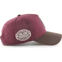 cap-zaoblena-red-snapback-granate-mvp-dt-sure-shot-two-tone-cotton-los-angeles-dodgers-mlb-47-brand