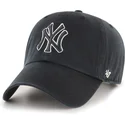 cap-zaoblena-black-adjustable-strap-clean-up-no-loop-label-new-york-yankees-mlb-47-brand